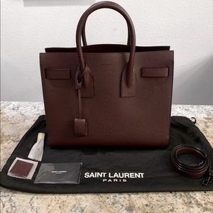 Brand-new authentic saint Laurent sac de jour
